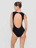 Chicdear-Black Friday Christmas Thanksgiving Backless Plain One Piece Swimsuit