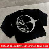 Winter outfits men Cyber Monday 2024 Christmas outfits Autumn and Winter Sweater round Neck Jacquard Men and Women Sweater Casual Pullover Y2K Top