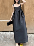 Chicdear Elegant Black Strapless Evening Dress