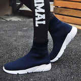 Chicdear - Big Size Summer High Top Sports Sock Boot Men Sport Shoes Men Running Shoes Sneakers Women Sneakers Socks for Men Knit GME-1528