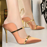 Chicdear -  Shoes Woman Pumps 2023 Pointed Toe Women Heels Stiletto Female Shoes Party Shoes Fashion Heeled Shoes 7 Colour