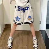 tomboy outfit American Fashion Sports Suit T-shirt Men and Women Students Casual Basketball Loose Shorts