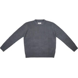 sweater Autumn and Winter Casual Sweater Sweater Style Gray Black round Neck Loose Pullover Sweater