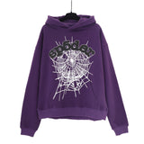 Hip Hop Men's and Women's Street Print Letter Hooded Collar Tops