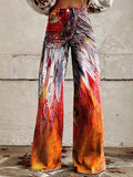 90s fashion 2024 boho Women's Trousers Must Have Western Style Pants Trousers Women Flared Pants