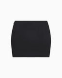 Women's Street Style Sexy Hot Girl Kylie Double Zipper Slim-Fit Short Long-Sleeved Shirt Hip Skirt Suit