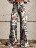 90s fashion plus Size Women's Casual Pants Thin Imitation Jeans Trendy Women's Pants Must Have Western Style Pants