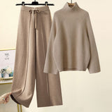 fall trends 2024 outfits Korean Style Lazy Style Suit Women's Autumn and Winter Sweater Sara Two Pieces Set