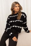 Black Friday Christmas Thanksgiving 2024 Autumn and Winter Love Pullover Women's Sweater Fashion Women's Sweater Women's Sweater