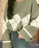 fall outfits All-Match Long Sleeve round Neck Loose Casual Autumn and Winter Fashion Women's Sweater Women's Sweater