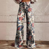 90s fashion plus Size Women's Casual Pants Thin Imitation Jeans Trendy Women's Pants Must Have Western Style Pants