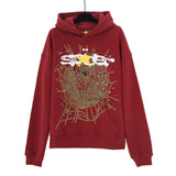 Hip Hop Men's and Women's Street Print Letter Hooded Collar Tops