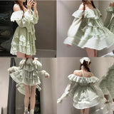 Chicdear Korean Style Elegant Fashion Women Sweet Dress Hot Girl Tighten The Waist 2024 Spring Summer New Dress Fashion Princess Dress