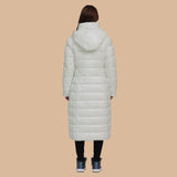 Chicdear -   Women Winter Thick Warm Over Knee Parka Extra Long Puffer Jacket Coat With Detachable Windproof Hood Fashion Outerwear