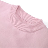 Christmas HalloweenSolid Turtleneck Sweater for Women Autumn Winter Loose O-neck Fit Warm Pullover Tops Female Elegant Long Sleeve Knitted Jumpers Winter/Autumn