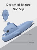 Chicdear-Voguable Spring Summer New Upgraded Shark Slippers Women Indoor Outdoor Bathroom Sandals 4cm Thick Sole Men's Beach Shoes