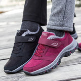 Chicader - 2023 Winter Snowfield Shoes Women Sneakers Outdoor Casual Shoes Men Women Walking Tennis Sports Shoes Plus Velvet Zapatos Mujer