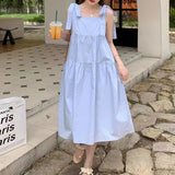 Chicdear Fashion French Style Women Bow Tie Suspenders Dress Tighten The Waist 2024 Spring Summer New Dress Fashion Princess Lovely Dress