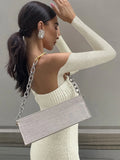 Chicdear Knitted Tassel Maxi Dresses For Women Hollow Out Sexy Bodycon Dress Women’s Off The Shoulders Elegant Evening Dress Woman