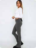 Chicdear Slim High Waist Pants For Women 2023 Sexy Bodycon Basic Sweatpants Women’s Street Sports Casual Yaga Pant Ladies Bottoms