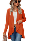 Chicdear-Winter outfits ideas New Long Sleeve Solid Color Loose Cardigan Top Knitted Jacket