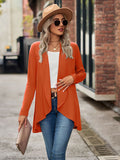 Chicdear-Winter outfits ideas New Long Sleeve Solid Color Loose Cardigan Top Knitted Jacket