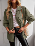 Chicdear-Winter outfits ideas New style long-sleeved top temperament casual shirt jacket