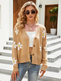 Chicdear-Winter outfits ideas Casual knitted cardigan jacket loose college style sweater cardigan