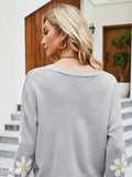 Chicdear-Winter outfits ideas Casual knitted cardigan jacket loose college style sweater cardigan