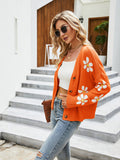 Chicdear-Winter outfits ideas Casual knitted cardigan jacket loose college style sweater cardigan