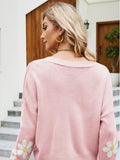 Chicdear-Winter outfits ideas Casual knitted cardigan jacket loose college style sweater cardigan