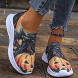 Chicdear Yellow Casual Sportswear Daily Patchwork Printing Round Comfortable Shoes