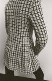 Chicdear Fashion Women's Blazer Plaid Office Lady Pockets Oversized Long Jackets Women Vintage Loose Blazer Female Chic Tops