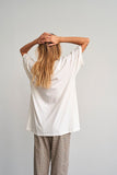 Chicdear Spring Summer Women Long Tshirt Oversized Cotton Short Sleeve O Neck Top New Fashion Female T-Shirt