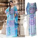 CHICDEAR Plus Size Women Clothes 2023 Summer Cloak Sleeve V-Neck Symmetrical Embroideried Loose Maxi Dress Oversized Kaftan Dress Q576