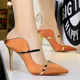 Chicdear -  Shoes Woman Pumps 2023 Pointed Toe Women Heels Stiletto Female Shoes Party Shoes Fashion Heeled Shoes 7 Colour