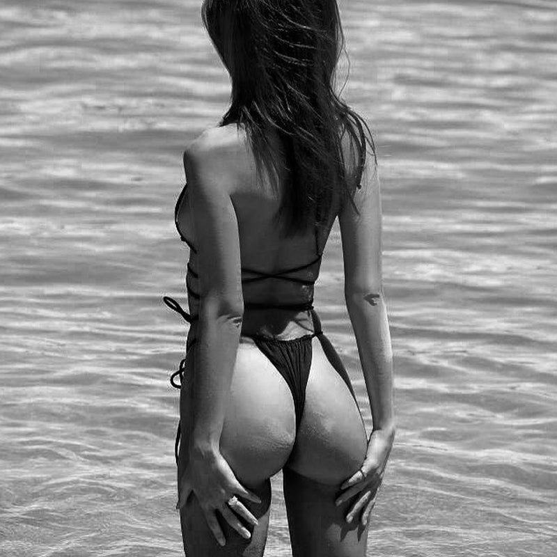 CHICDEAR  Wrap Around Halter Micro String Bikini Women Swimsuit Female Swimwear Two Pieces Bikini Set Brazilian Bather Bathing Suit Swim