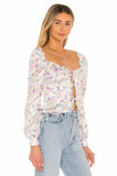 Chicdear Palace Square Collar Women Tops And Blouses Sexy Summer Hollow Out Beach Boho Front Bandage Vintage Floral Print Shirt
