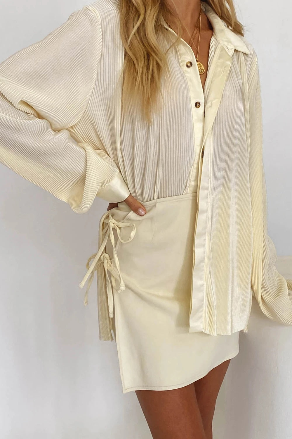 Chicdear Women Blouses Office Lady Lapel Full Sleeve Breathable Slim Shirts Spring Autumn Korean Fashion Blusas Vintage