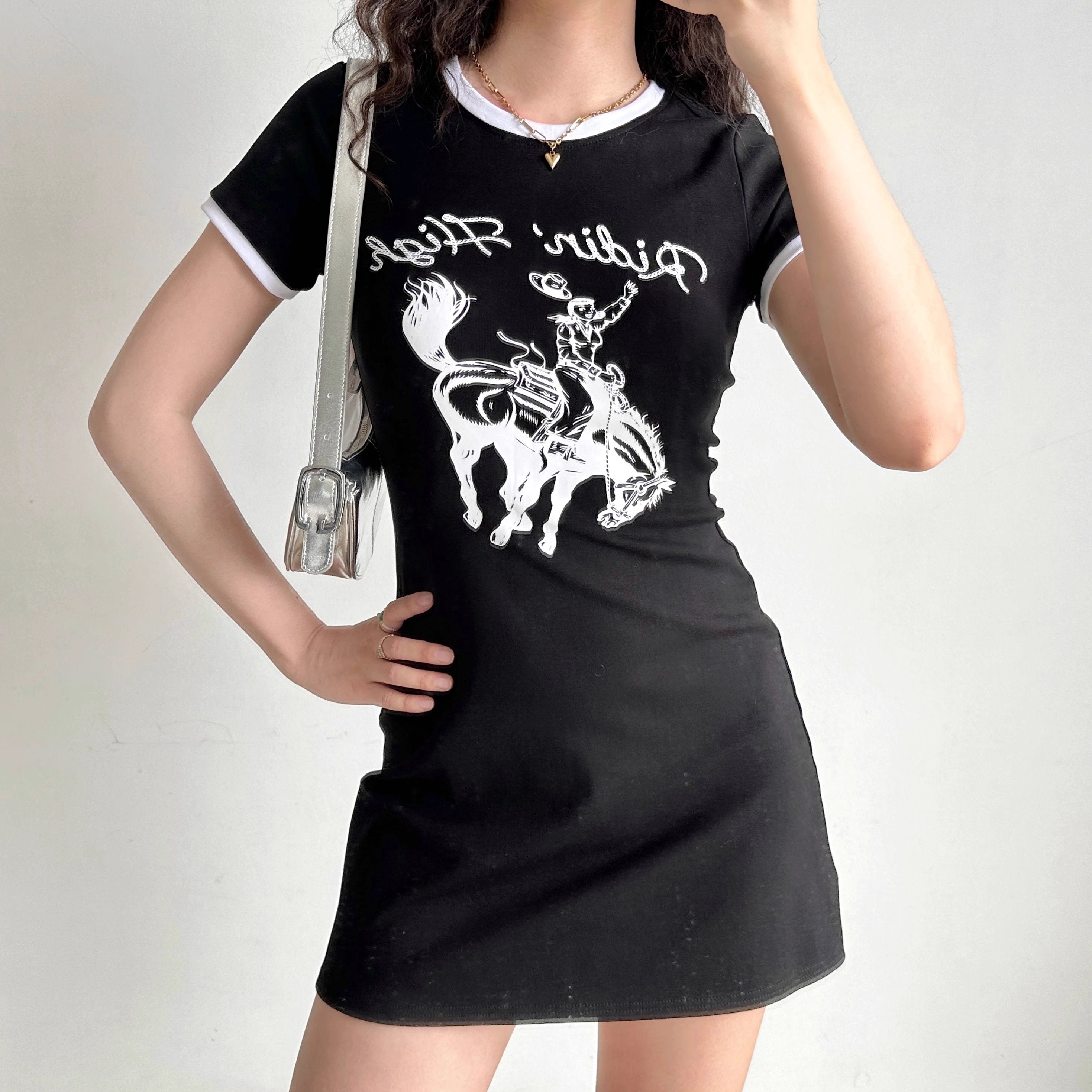 Chicdear - Ridin' High T-Shirt Dress ~ HANDMADE
