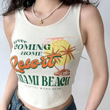 Chicdear - Miami Beach Cropped Camisole ~ HANDMADE