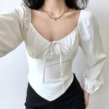 Chicdear - Greta Lantern Sleeve Top ~ HANDMADE