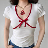 Chicdear - Doll Ribbon Shirt ~ HANDMADE