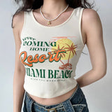 Chicdear - Miami Beach Cropped Camisole ~ HANDMADE