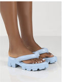 CHICDEAR Outdoor Slippers Women 2023 New Autumn Fashion Wedges Casual Flip Flops Dress Platform Shallow Sport Slides Low Heels Sandals