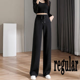 CHICDEAR Gray Casual Women Sweatpants Spring Summer Elastic High Waist Loose Sports Pants Woman 2023 Loose Wide Leg Trousers