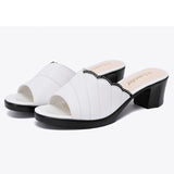CHICDEAR Chunky Women Slippers Fashion Sandals 2023 Summer New New Brand Pumps Women Shoes Slingback Flip Flops Beach Mujer Slides