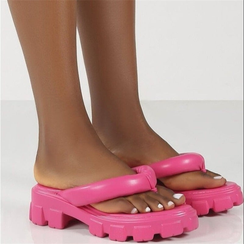 CHICDEAR Outdoor Slippers Women 2023 New Autumn Fashion Wedges Casual Flip Flops Dress Platform Shallow Sport Slides Low Heels Sandals