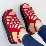 CHICDEAR 2023 New Women Rome Flats Summer Sandals Casual Slides Walking Ladies Shoes Platform Slippers Sport Open Toe Beach Mujer Zapatos