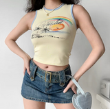 Chicdear - Paradise Beach Crop Top ~ HANDMADE